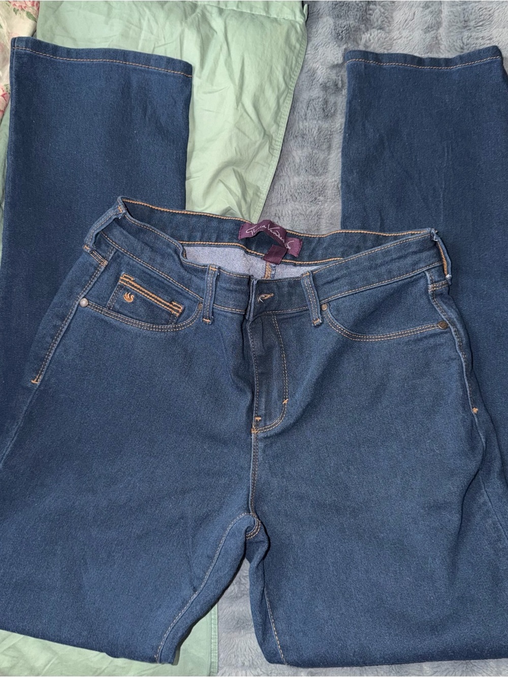 Gloria Vanderbilt Dark Blue Bootcut Jeans